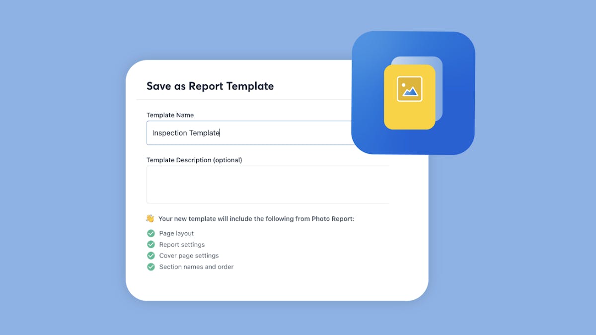 inspection report template