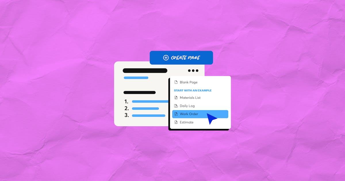 user interface for creating an AI report in a digital workspace